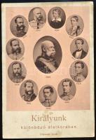 I. Ferenc József császár és király különböző életkorában, keményhátú fotó, 17×11,5 cm