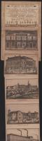 1889 Arad, 20 db képet tartalmazó leporelló, Első Magyar Általános Biztosító Intézet aradi főügynöks...