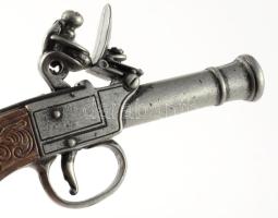 Kovás pisztoly replika, h: 17 cm