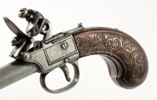 Kovás pisztoly replika, h: 17 cm