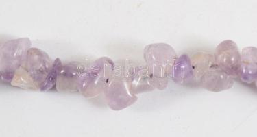 Ametiszt nyaklánc 40 cm