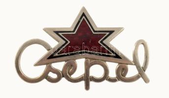 1957-1975 Csepel Autógyár "Csepel D-34" honvédségi tehergépkocsi embléma, 9,5x6,5 cm