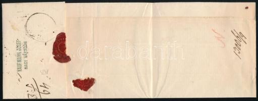 1869 3 x 5kr távolsági ajánlott levélen / on domestic registered cover "NAGYVÁRAD / AJÁNLOTT&qu...