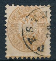 1864 15kr extrém elfogazás, alul szegélyléclenyomat / shifted perforation with paint stripe "PE...