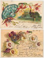 23 db RÉGI motívum képeslap vegyes minőségben / 23 pre-1945 motive postcards in mixed quality