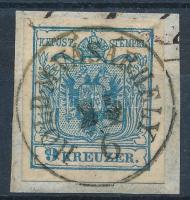 1850 9kr MP III. kiemelt sas / highlighted eagle "HOLD.M.VÁSÁRHELY"