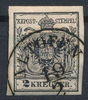 1850 2kr mélyfekete MP III. szép szélek, erős szín / deep black, nice margins "ALTOFEN"
C...