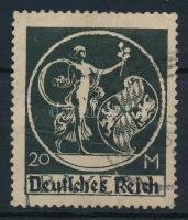Deutsches Reich 1920 Forgalmi záróérték Mi 138 II (Mi EUR 200.-) garancia nélkül / no guarantee