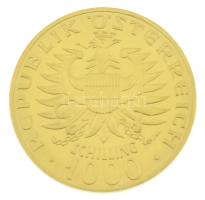Ausztria 1976. 1000Sch Au "Babenberg-dinasztia 976-1976" (13.56g/0.900) kapszulában T:AU
...