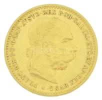 Ausztria 1905. 10K Au "Ferenc József" (3,42g/0.900) kapszulában T:AU,XF
Austria 1905. 10 ...