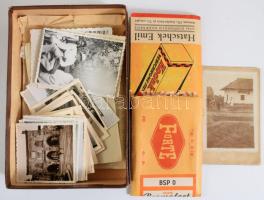 Vegyes, főként utazásokon készült fotó tétel + úti képeslapok