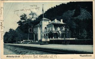 1937 Fonyód, Bélatelep-fürdő, vasútállomás (EK)