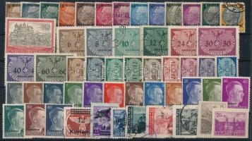 Németország II. világháborús megszállás kis tétel stecklapon