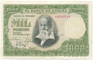 Spanyolország 1951. 1000P "C6563719" T:F szép papír Spain 1951. 1000 Pesetas "C6563719" C:F fine paper Krause 143.