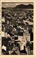 Ljubljana, Laibach; aerial view