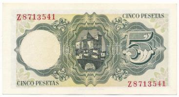 Spanyolország 1951. 5P "Z 8713541" T:UNC
Spain 1951. 5 Pesetas "Z 8713541" C:UN...