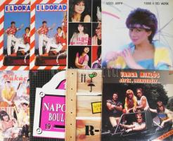 12 darab Vinyl, Bikini, Első emelet, Varga Miklós, Safari, R-Go, Napoleon Boulevard, Dolly Roll, Szűcs Judit.