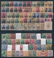 Németország I. világháborús megszállás kis tétel, 2 db stecklapon