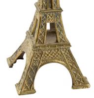 Réz Eiffel torony asztaldísz, m: 17 cm