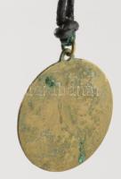 Szerecsenfejes bross. Zománc, aranyozott 40x23 mm