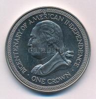 Man-sziget 1976. 1C Cu-Ni "Az amerikai függetlenség 200. évfordulója" T:UNC,AU
Isle of Ma...