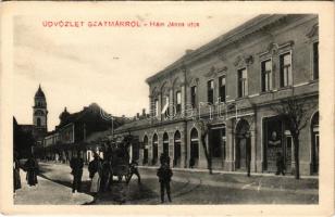 Szatmárnémeti, Szatmár, Satu Mare; Hám János utca / street view (EK)