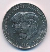Nagy-Britannia 1981. 25p Cu-Ni "Károly és Diana esküvője" T:AU Great Britain 1981. 25 New Pence Cu-Ni "Wedding of Prince Charles and Lady Diana" C:AU Krause KM#925