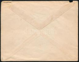 1919 Ajánlott cenzúrázott levél 6 db Baranya I. bélyeggel / Registered censored cover
Certificate: ...