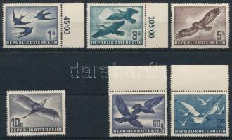 Ausztria 1950-1953 Madarak I. ívszéli sor Mi 955-956 sor + Madarak III. sor Mi 984-987 (Mi EUR 340.-)