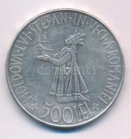 Románia 1941. 500L Ag "I. Mihály / Besszarábia Újraegyesülés" T:XF
Romania 1941. 500 Lei ...