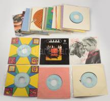 29 darab kisalakos vinyl, Abba, Omega, Bergendi, MHV, Korda György, Kovács Kati, Zalatnay Sarolta, Boney M, Neoton, Metro, stb.