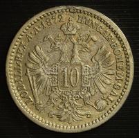Ausztria 1872. 10kr Ag "Ferenc József" (1,62g) T:XF,VF
Austria 1872. 10 Kreuzer Ag "...