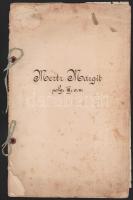 cca 1910-1915 Leányiskolai csoportképek, 2 db fotó, sérülésekkel, 18x24 cm + Mertz Margit III. osztá...