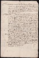 1671 Ungvár felvett pőr Jámbor János Mogyorósi András kovács ellen, néby beírt oldalon magyar nyelven