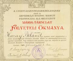 1908-1915 Nagyvárad, a pauli Szent Vincéről nevezett irgalmas nővérek várad-újvárosi ,,Immaculata&qu...