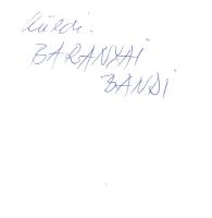 Baranyay András retrospektív kiállítása. Miskolc, 2006. november 23. - 2007. január 11. (Dedikált ké...