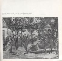 Simon Béla festőművész kiállítása Pécsen, a Technika Házában, 1970. szeptember 11. - 24. között. (So...
