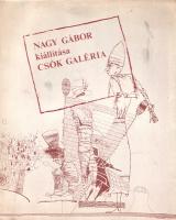 Nagy Gábor festőművész kiállítása a Csók Galériában 1981 áprilisában. (Dedikált kiállítási mappa két...