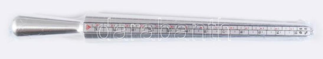 Fém gyűrűméretmérő, újszerű, h: 25 cm