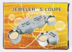 Ékszerész lupé, eredeti dobozában