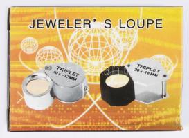 Ékszerész lupé, eredeti dobozában.