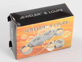 Ékszerész lupé, eredeti dobozában.