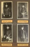 cca 1915 Nagyvárad, M. kir. honvéd hadapródiskola albuma (hiányos), 15 lapon Miller Rikárd alezredes...
