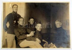 cca 1915 Nagyvárad, M. kir. honvéd hadapródiskola albuma (hiányos), 15 lapon Miller Rikárd alezredes...