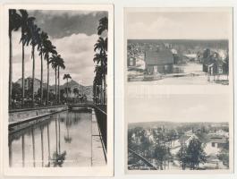 30 db MODERN külföldi város képeslap és fotó (1950-es évek) / 30 modern foreign town postcards, with...