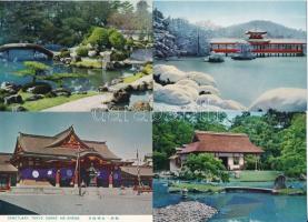 JAPÁN - 2 db MODERN külföldi város képeslap sorozat tokban / JAPAN - 2 modern foreign town postcards...