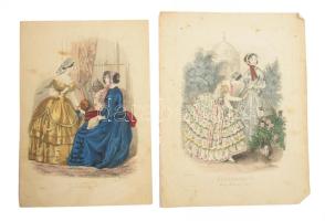 1847 Színes illusztrációk az Életképek szépirodalmi divatlapból, Tyroler József (1822-1854) metszése...