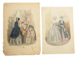 1847 Színes illusztrációk az Életképek szépirodalmi divatlapból, Tyroler József (1822-1854) metszése...