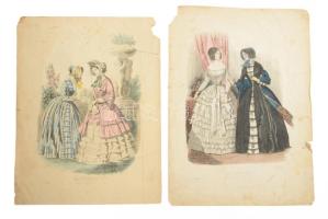 1847 Színes illusztrációk az Életképek szépirodalmi divatlapból, Tyroler József (1822-1854) metszése...