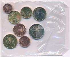 Írország 2006. 1c-2E (8xklf) forgalmi sor műanyag zacskóban "Souvenir of the Irish Coin Fair" borítékban T:UNC,AU Ireland 2006. 1 Cent - 2 Euro (8xdiff) coin set in plastic bag, in "Souvenir of the Irish Coin Fair" envelope C:UNC
